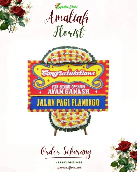 Sewa Papan Bunga Padaulun